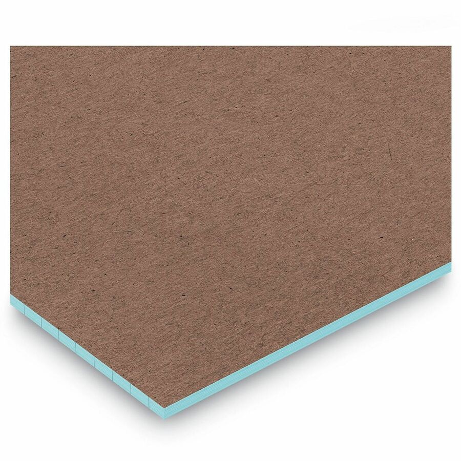 Universal Notepad - 1 Subject(s) - 50 Sheets - Tape Bound - Wide Ruled, Legal Ruled Front Ruling - 16 lb Basis Weight - 11" Height x 8.5" Width - Blue Paper - Chipboard Cover - 1 Dozen