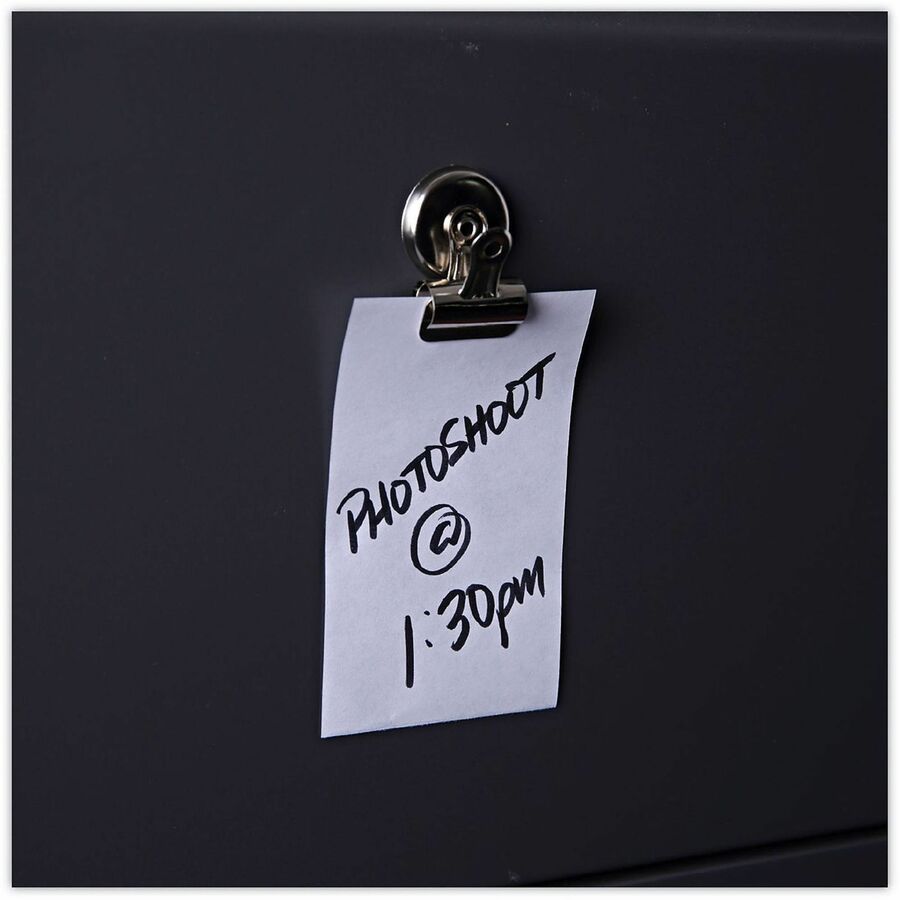 Universal Bulldog Magnetic Clips, Small, Nickel, 18/Pack - Small - 1.2" Width - 0.25" Size Capacity - Nickel - Nickel Plated Steel - 18 / Pack