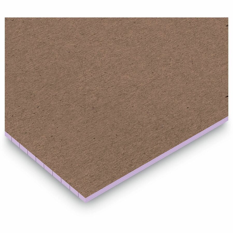 Universal Notepad - 1 Subject(s) - 50 Sheets - Tape Bound - Wide Ruled, Legal Ruled Front Ruling - 11.75" Height x 8.5" Width - Blue, Ivory, Orchid Paper - Chipboard Cover - 6 / Pack