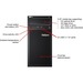 Lenovo ThinkSystem ST50 Xeon E-2224G 4-Core 3.5GHz, 8GB Tower Server - 3x Int Drive Bays / Open Bay (7Y48A02MNA) - no HDD