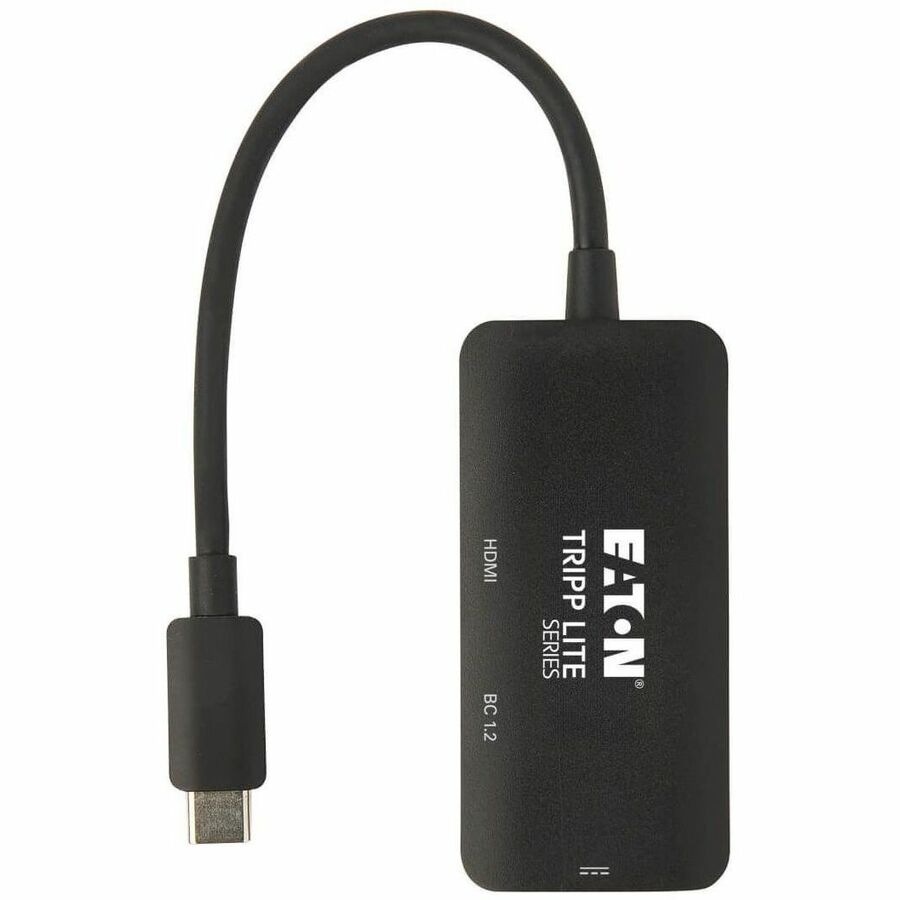Eaton Tripp Lite Series USB-C Multiport Adapter - HDMI 4K 60 Hz, 4:4:4, HDR, USB 3.x (5Gbps) Hub Ports, 100W PD Charging, Black