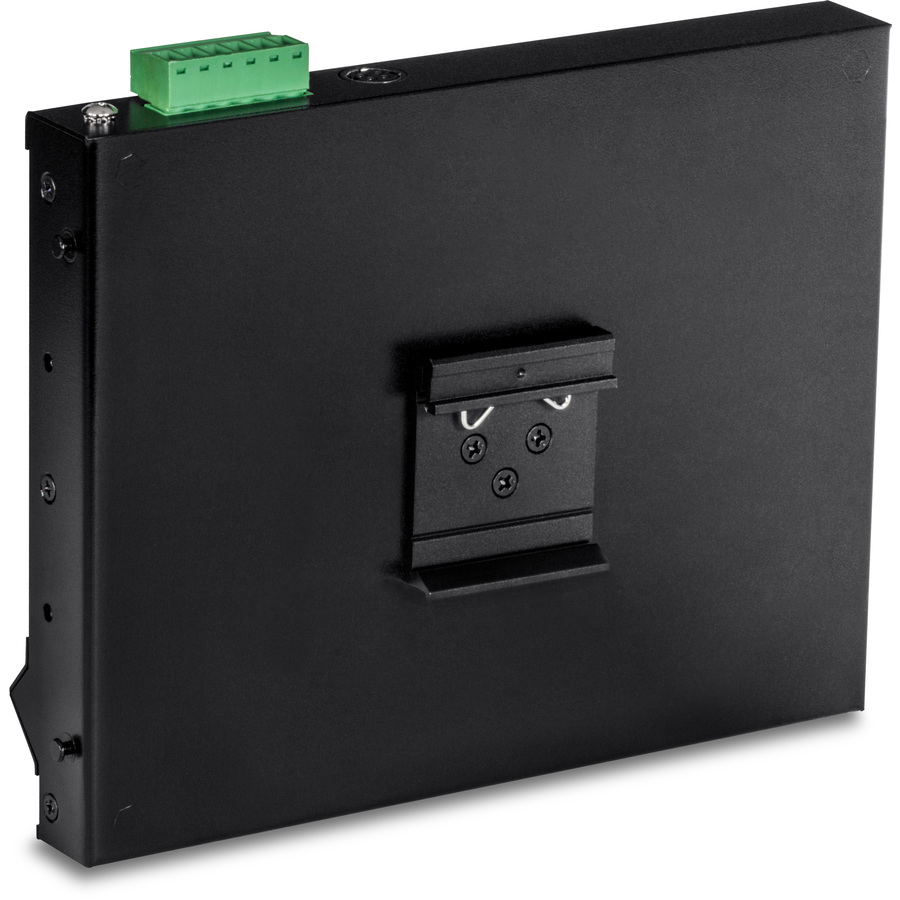 TRENDnet 10-Port Industrial Gigabit PoE+ Wall-Mounted Front Access Switch; TI-PG102F; 8x Gigabit PoE+ Ports; 2 x Gigabit SFP Slots; 240W PoE Budget; DIN-Rail & Wall Mount Brackets Included; IP40 Rated