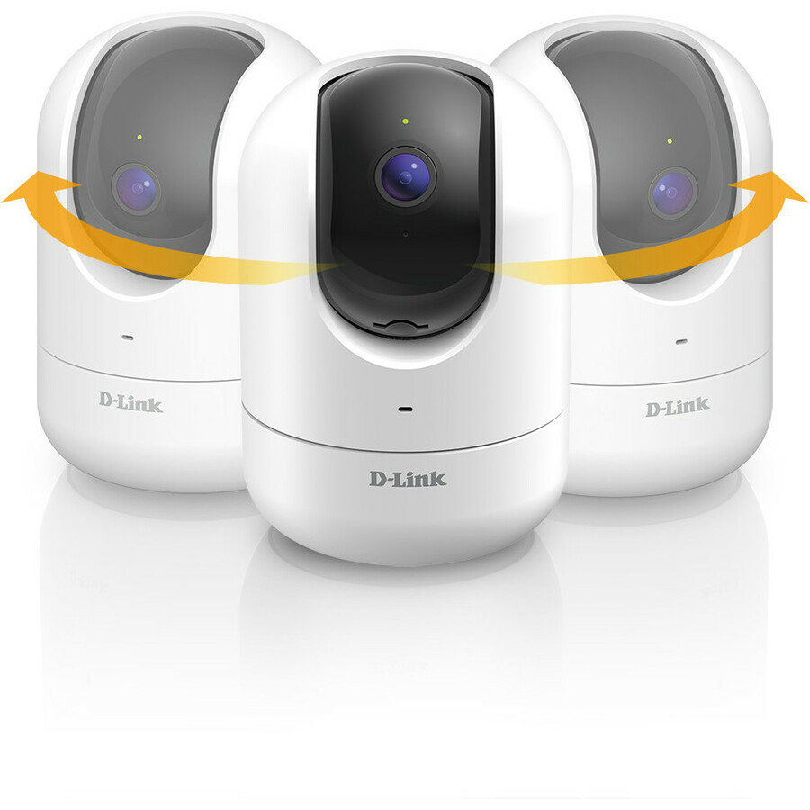 D-Link mydlink DCS-8526LH Network Camera - 16.40 ft (5 m) Night Vision - H.264, MPEG-2 - 1920 x 1080 - CMOS - Ceiling Mount - Google Assistant, Alexa Supported - Security Cameras - DLIDCS8526LH