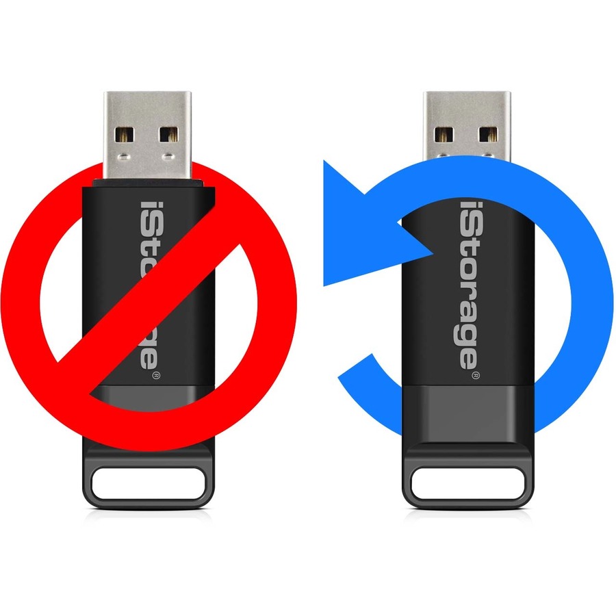 iStorage datAshur BT 128 GB | Encrypted Secure Flash Drive | Unlock using your smartphone via bluetooth | Remote Management Ready. IS-FL-DBT-256-128