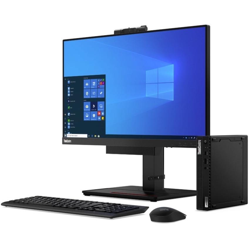 Lenovo ThinkCentre M75q Gen 2 11JJ000LUS Desktop Computer - AMD Ryzen 3 4350GE Quad-core (4 Core) 3.50 GHz - 8 GB RAM DDR4 SDRAM - 128 GB SSD - Tiny - Raven Black