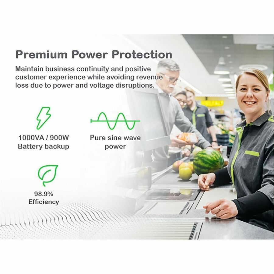 APC Smart-UPS X, Line Interactive, 1000VA, Rack/tower convertible 2U, 120V, 8x 5-15R NEMA, SmartConnect port, Extended runtime