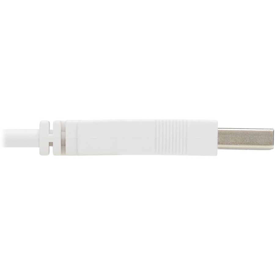 Eaton Tripp Lite Series Safe-IT USB 2.0 A to Micro-B Antibacterial Cable (M/M), White, 6 ft. (1.83 m)