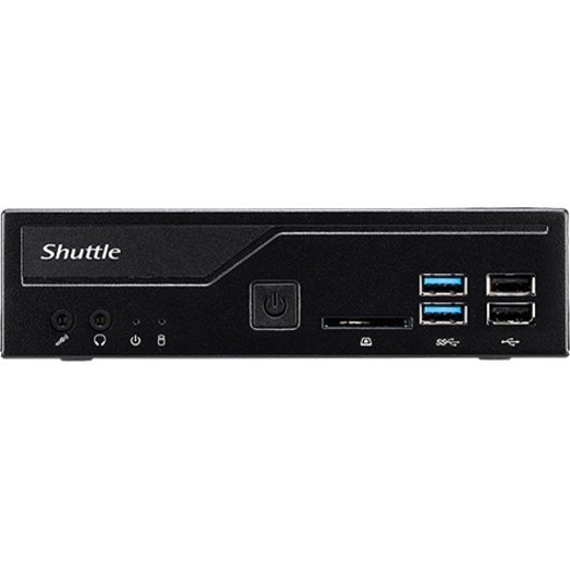 Shuttle XPC slim DH410 Barebone System - Slim PC - Socket LGA-1200 - 1 x Processor Support