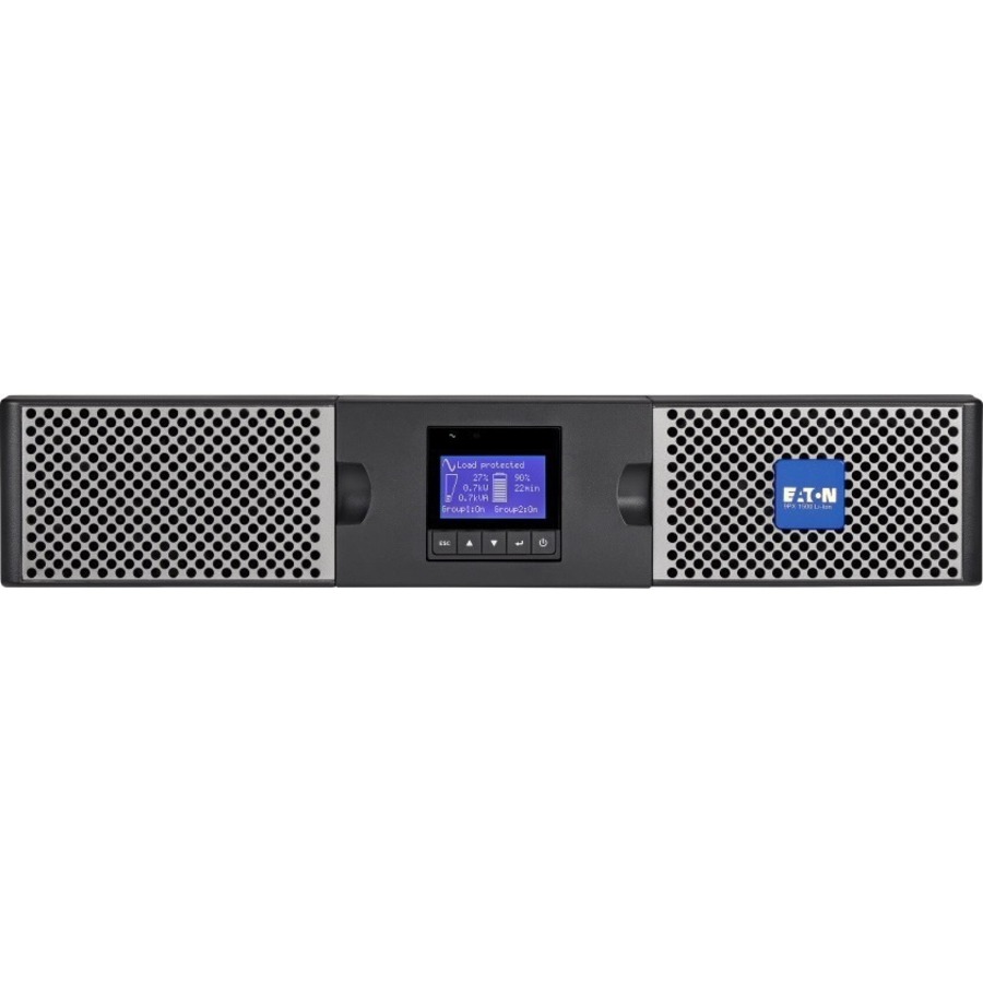 Eaton 9PX 3000VA 2700W 120V Online Double-Conversion UPS - L5-30P, 6x 5-20R, 1 L5-30R, Lithium-ion Battery, Cybersecure Network Card Option, 2U Rack/Tower