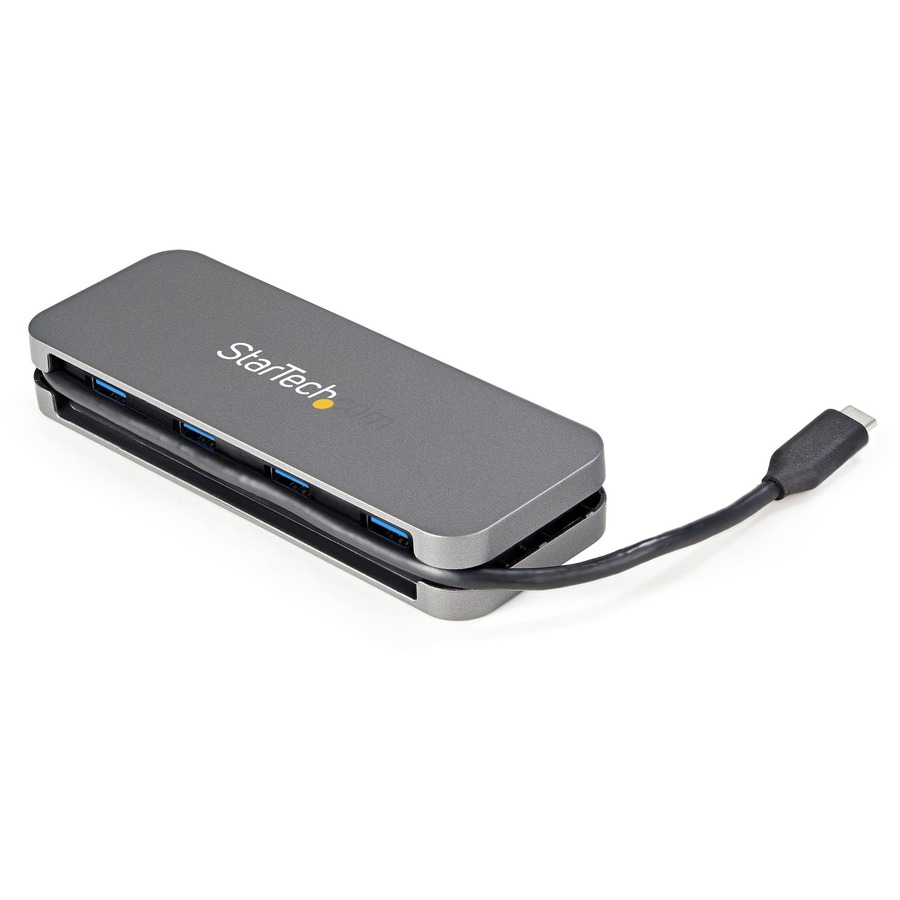 StarTech.com 4 Port USB 3.0 Hub SuperSpeed 5Gbps with Fast Charge Portable  USB 3.1/USB 3.2 Gen 1 Type-A Laptop/Desktop Hub - USB Bus Power or Self  Powered for High Performance - Mini/Compact 