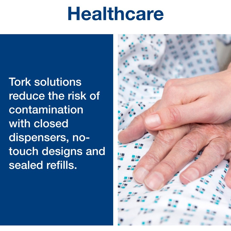 Tork M-Tork Towel Roll - 2 Ply - 11.8" x 7.9" - 600 Sheets/Roll - White - Fiber - 3600 / Carton - Paper Towels - TRK121201