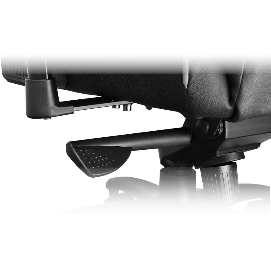 Thermaltake X Fit Black White gaming chair with contoured backrest and high-density padding — alternate view 5