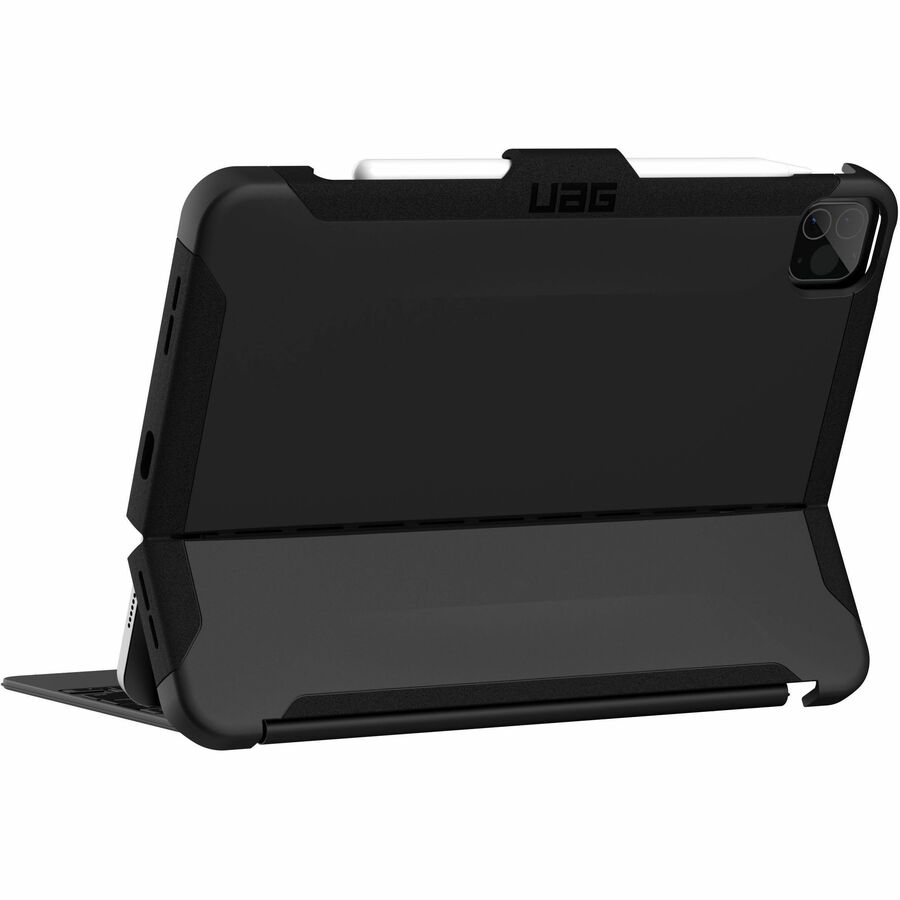 Urban Armor Gear Scout Rugged Keyboard/Cover Case for 11" Apple iPad Air (5th Generation), iPad Pro (3rd Generation) iPad Pro, Apple Pencil - Black