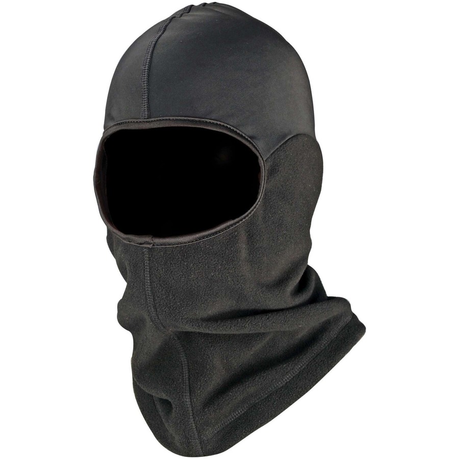 Ergodyne N-Ferno 6822 Balaclava Face Mask - Spandex Top - Fleece, Spandex - Black