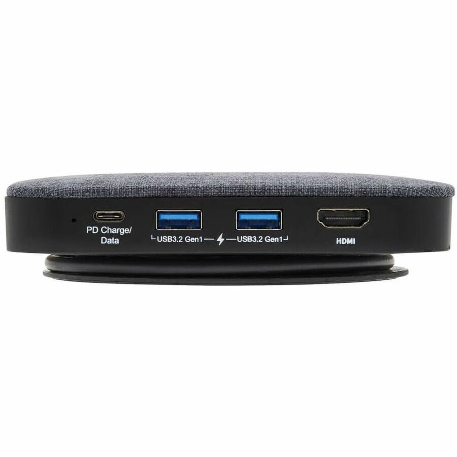 Tripp Lite by Eaton USB-C Dock with Optional Internal Hard Drive 4K HDMI USB 3.x (5Gbps) USB-A/USB-C Hub SATA III 100W PD Charging Gray