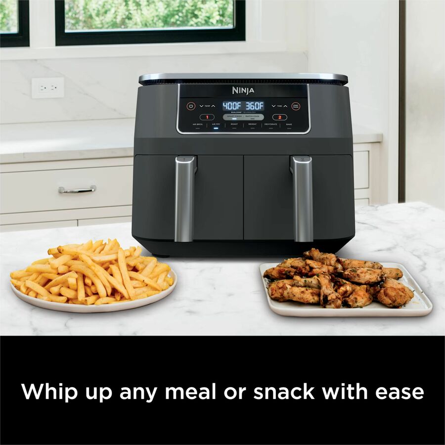 Ninja Foodi 6-in-1 8-qt. 2-Basket Air Fryer with DualZone Technology