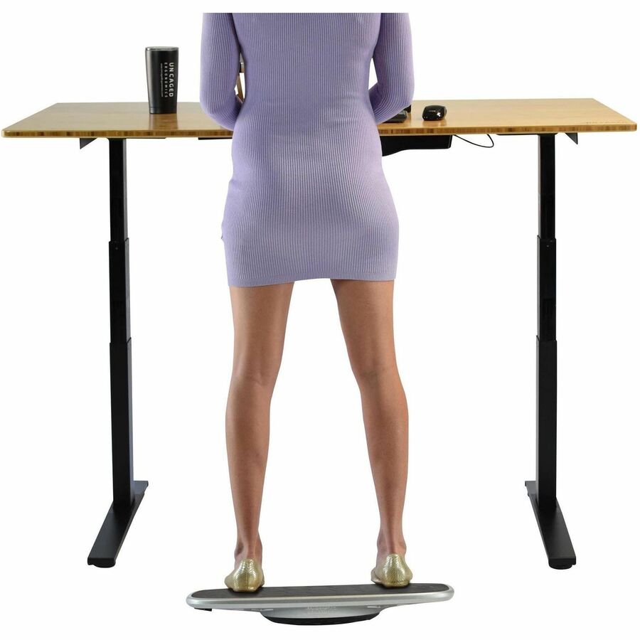 Uncaged Ergonomics BASE Standing Desk Balance Board with Anti-Fatigue Mat Deck