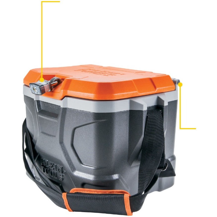 Klein Tools Tradesman Pro Tough Box Cooler, 17-Quart 55600 | Zoro