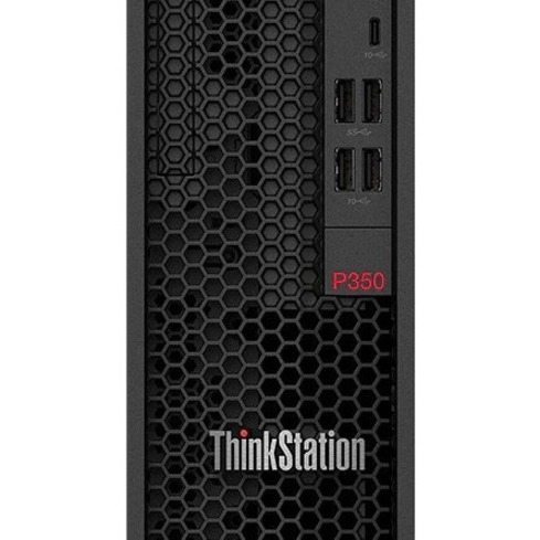 Lenovo ThinkStation P350 30E5000TUS Workstation - Intel Core i7 Octa-core (8 Core) i7-11700 11th Gen 2.50 GHz - 16 GB DDR4 SDRAM RAM - 512 GB SSD - Small Form Factor