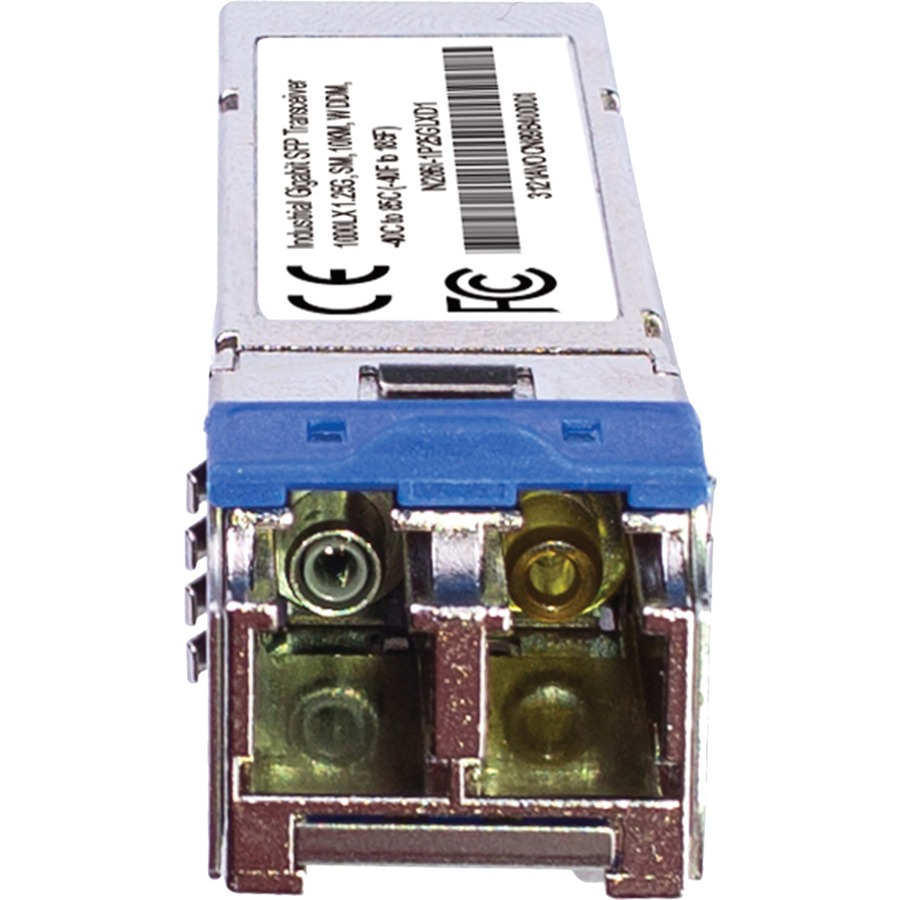 Tripp Lite by Eaton Industrial Gigabit SFP Transceiver 1000Base-LX Singlemode LC Duplex DDM -40Â&deg; to 85Â&deg;C 10 km (6.2 mi.)