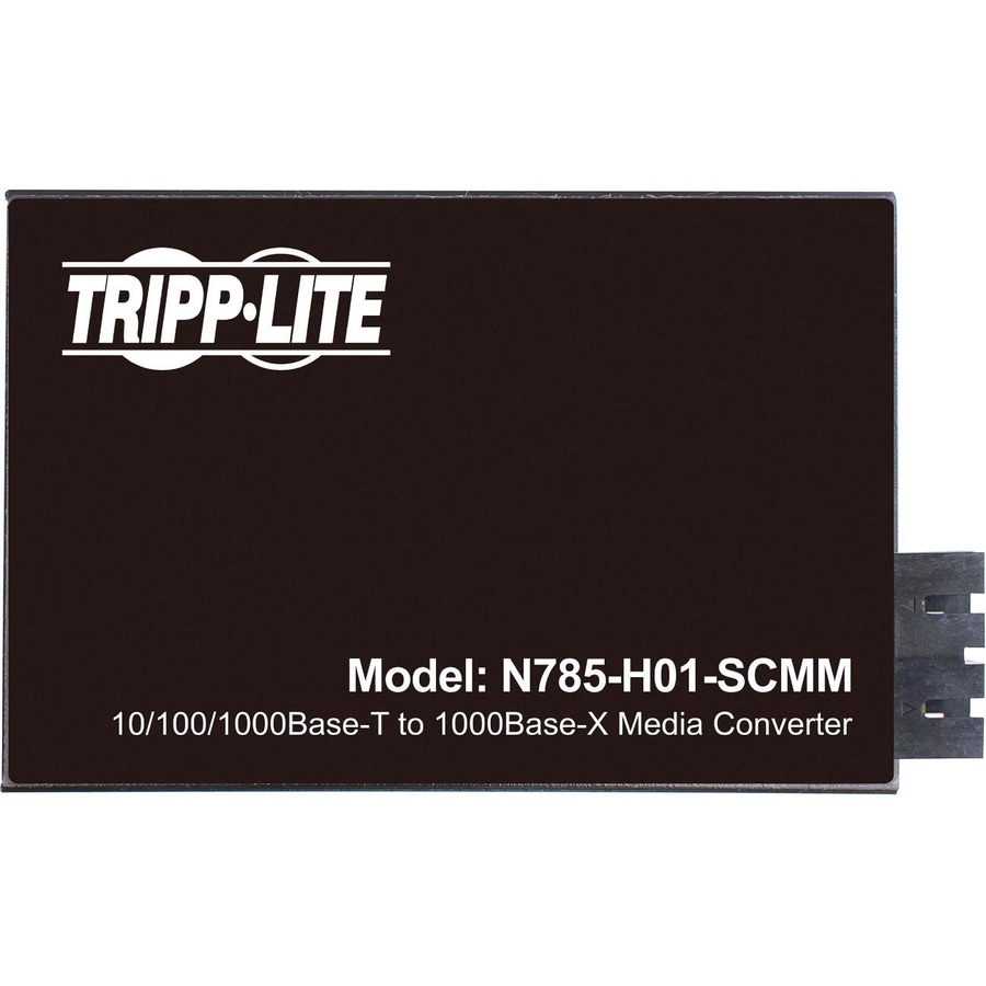 Tripp Lite by Eaton Hardened Gigabit Fiber to Ethernet Media Converter 10/100/1000 Mbps RJ45/SC Multimode -10Â&deg; to 60Â&deg;C 500 m (1640 ft.)