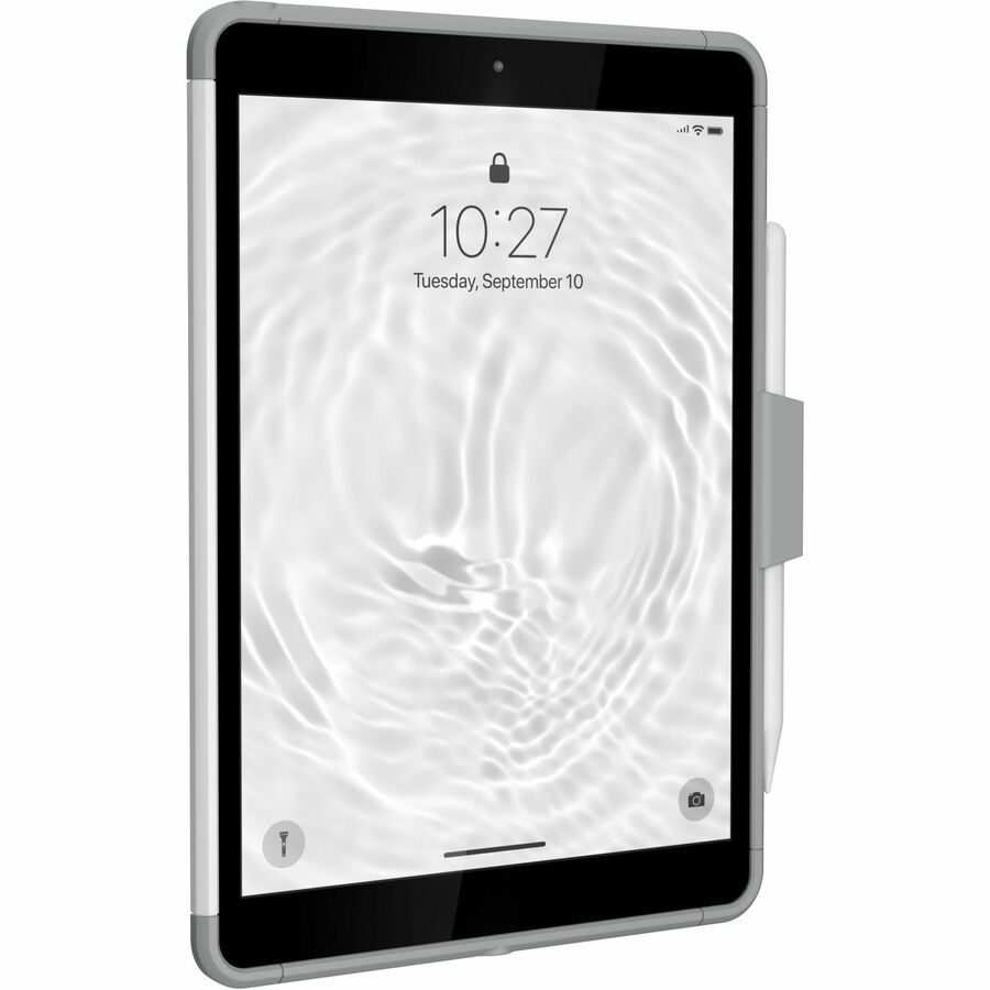 Urban Armor Gear Scout Healthcare Carrying Case for 10.2" Apple iPad (9th Generation), iPad (7th Generation), iPad (8th Generation) Tablet - White, Gray