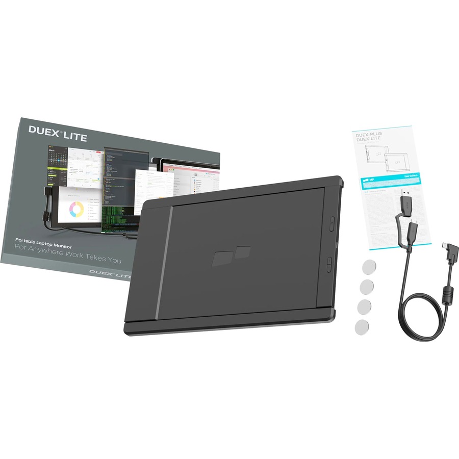 Mobile Pixels DUEX Lite 13" Class Full HD LCD Monitor - 16:9 - Gray