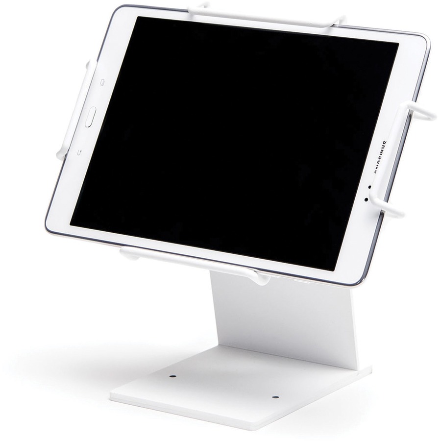 mUnite EZDesk Kiosk Tablet Stand - A single tablet kiosk stand designed for use with most tablets