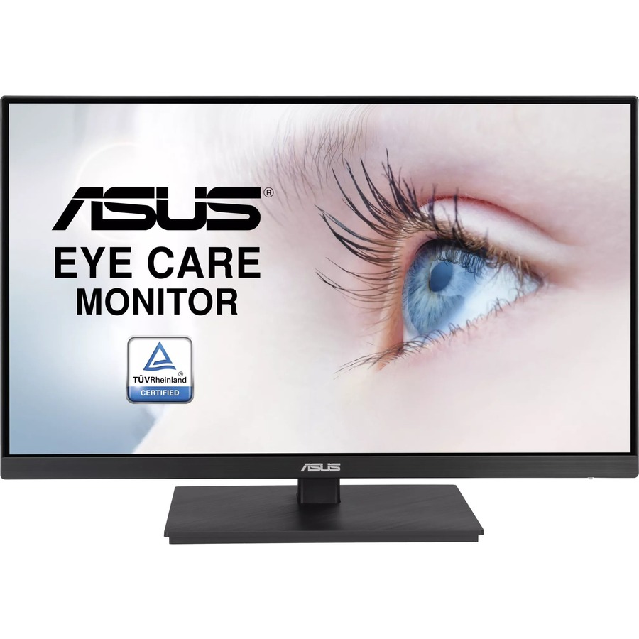 The frameless ASUS VA27EQSB eye care monitor features a 27-inch panel and 178 wide viewing angle for a vivid image quality with