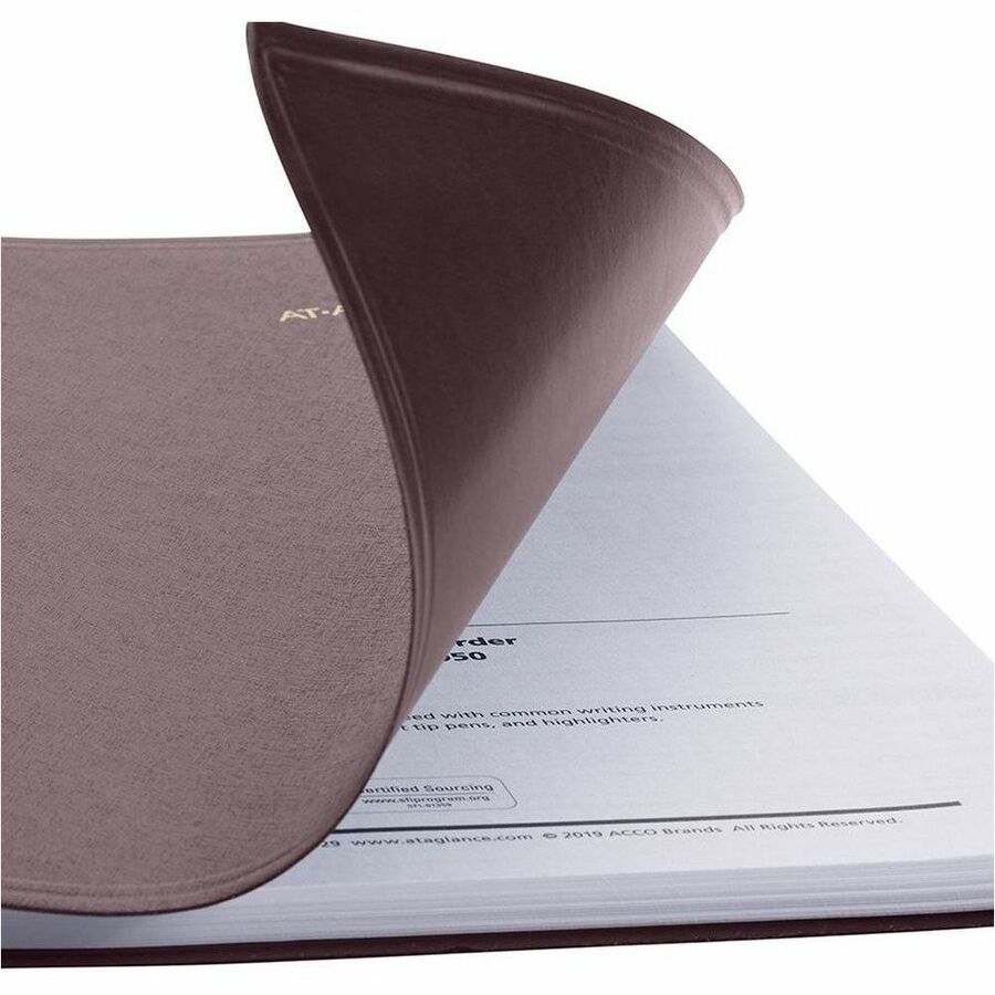 At-A-Glance 2025 Monthly Planner, Winestone, Large, 9" x 11" - Large - Monthly - 15 Month - January 2025 to March 2026 - 1 Month Double Page Layout - 9" x 11" Sheet Size - White Sheet - Wire Bound - Winestone Cover - Bleed Resistant Paper, Writable Surfac