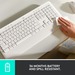 LOGITECH Signature K650 (Off-white) - Wireless Connectivity - Bluetooth/RF - 32.81 ft (10000 mm) - PC, Mac - AA Battery Size Supported - Off White