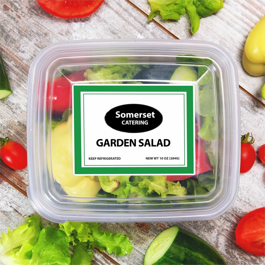Avery&reg; White Rectangle Labels with Sure Feed Technology