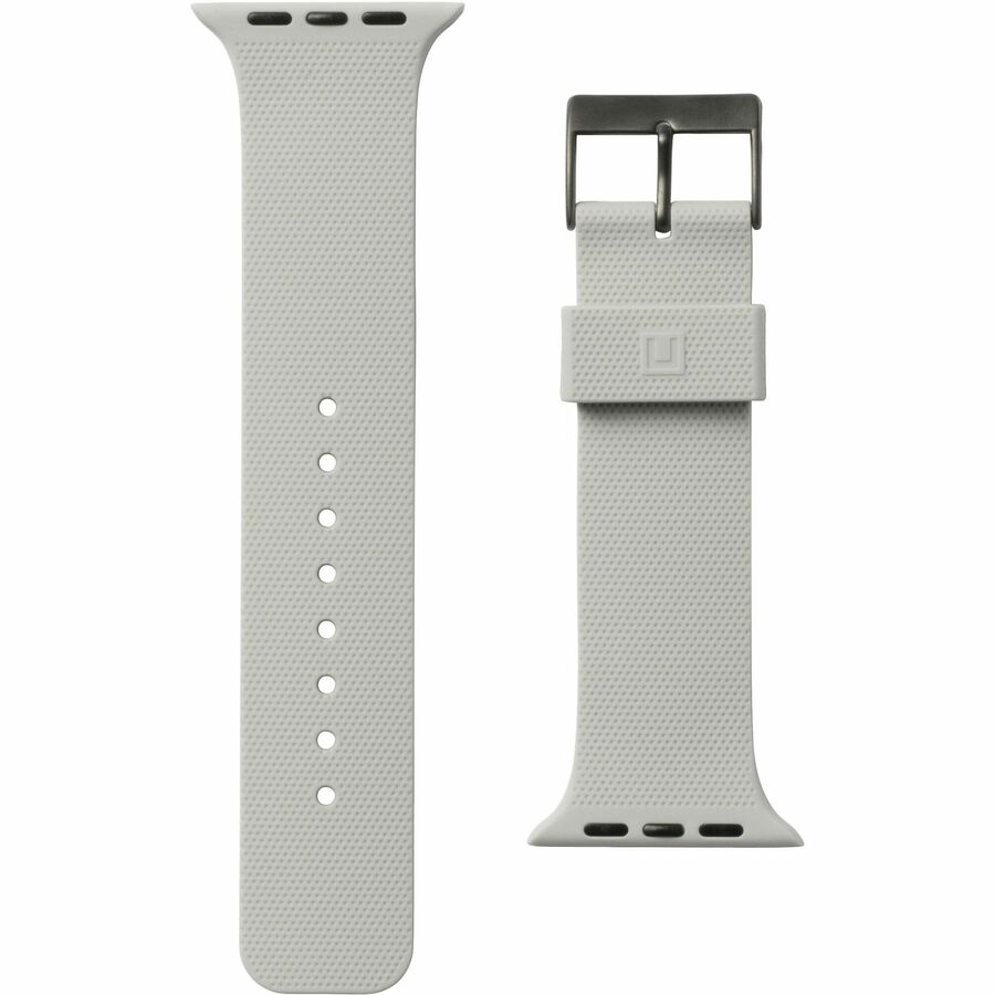 Urban Armor Gear DOT Smartwatch Band - 1.3" Width x 10.5" Length - Gray - Silicone, Stainless Steel