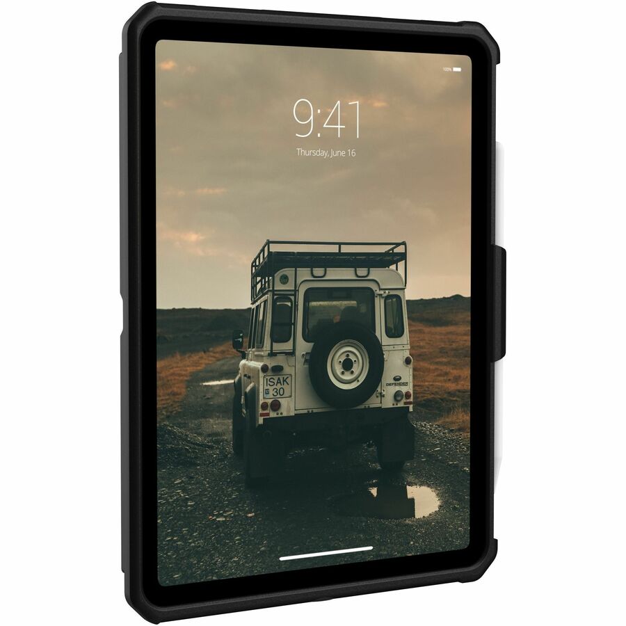 Urban Armor Gear Scout Rugged Carrying Case for 10.9" Apple iPad (11th Generation), iPad (10th Generation), iPad (2022) Tablet, Apple Pencil, Stylus - Black