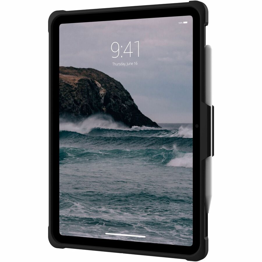 Urban Armor Gear Metropolis Carrying Case for 10.9" Apple iPad (11th Generation), iPad (10th Generation) Tablet, Stylus, Apple Pencil - Black