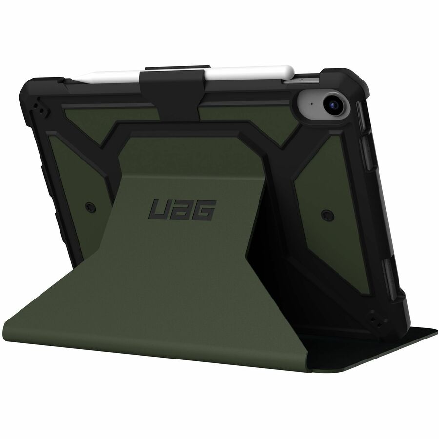 Urban Armor Gear Metropolis SE Rugged Carrying Case (Folio) for 10.9" Apple iPad (11th Generation), iPad (10th Generation), iPad (2022) Tablet - Olive
