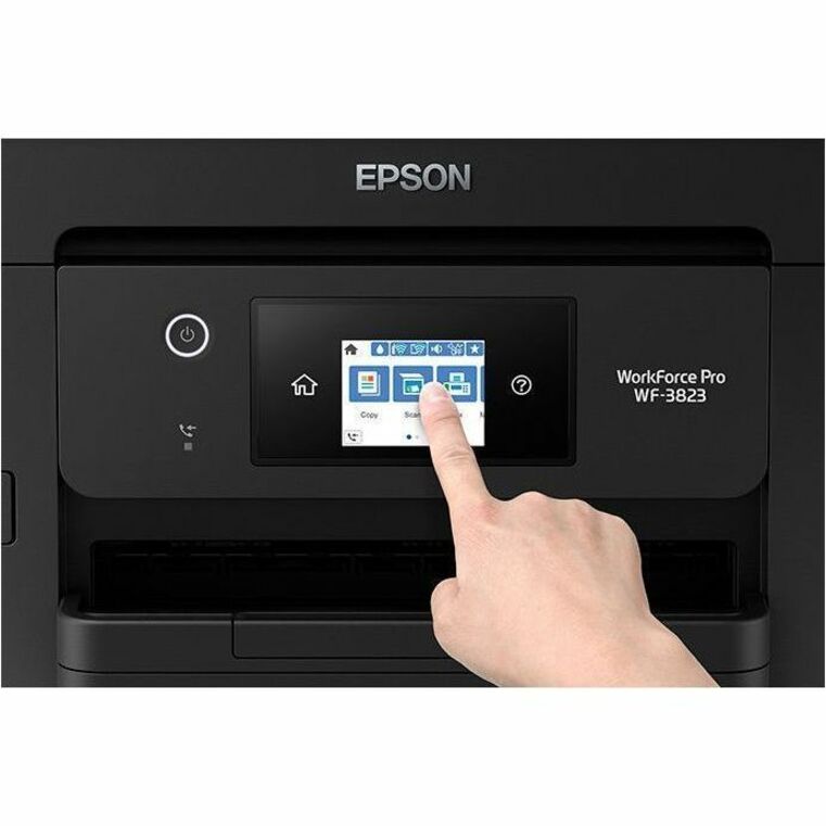Epson WorkForce Pro WF-3823 color all-in-one printer with touchscreen and wireless connectivity — alternate view 5