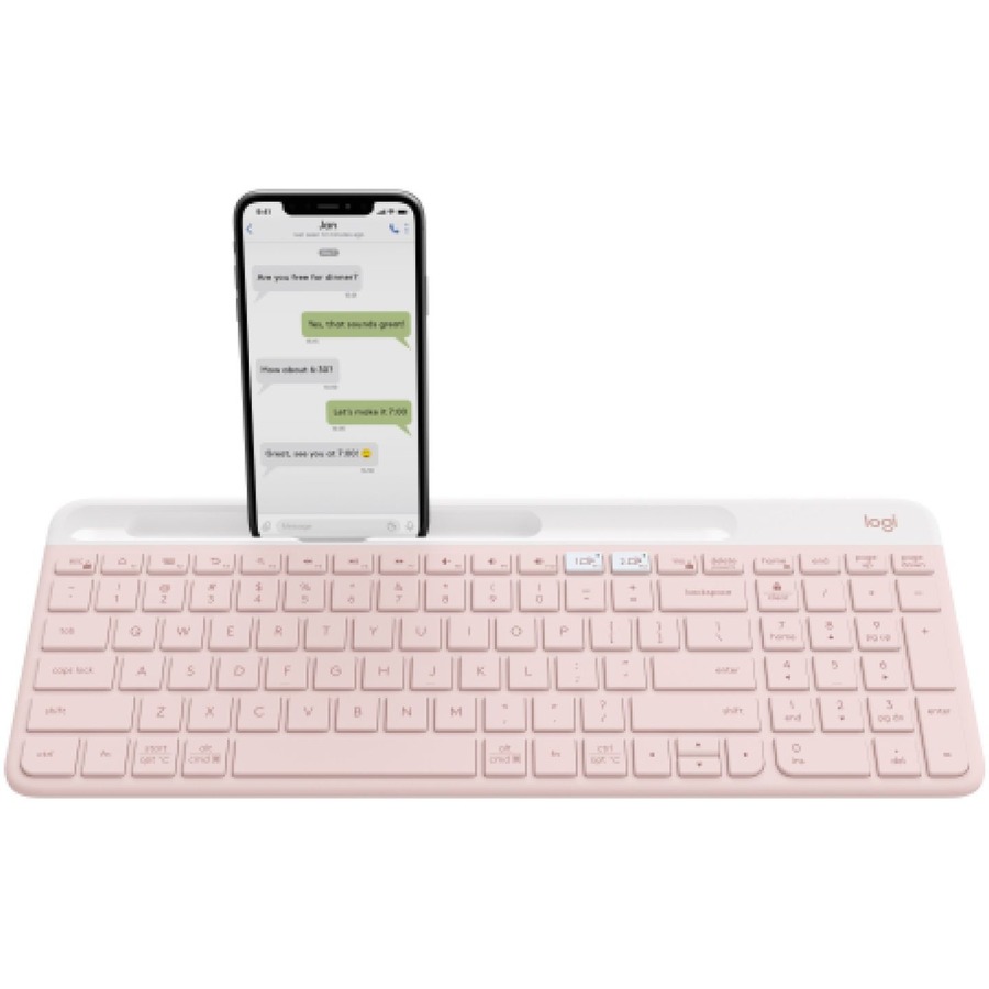 LOGITECH K585 Slim Multi-Device Keyboard (Rose)