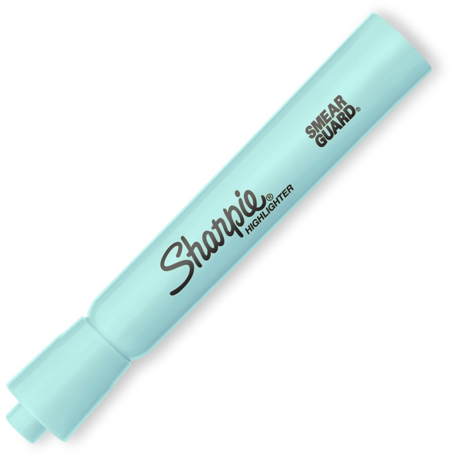 Sharpie SmearGuard Tank Style Highlighters - Wide, Narrow Marker Point - Chisel Marker Point Style - Assorted - 6 / Pack