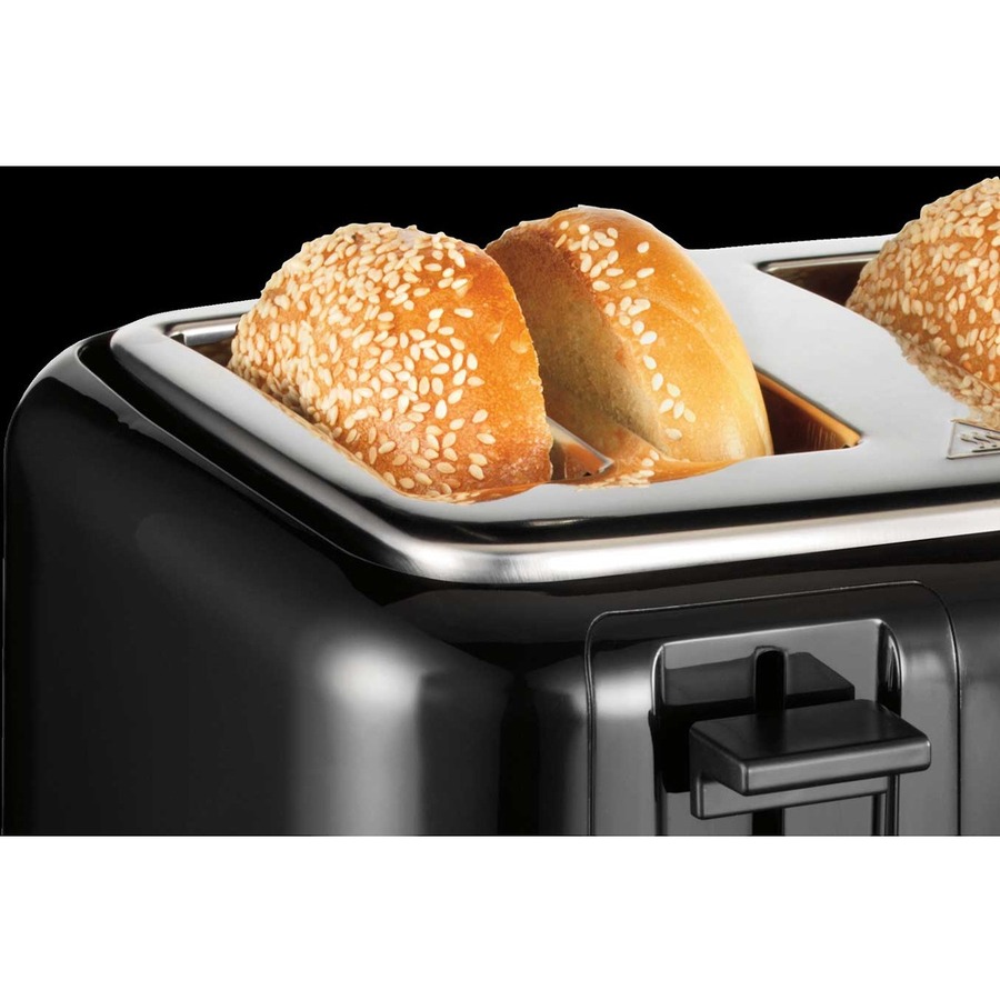 Proctor Silex Wide Slot 4-Slice (Black) Toaster