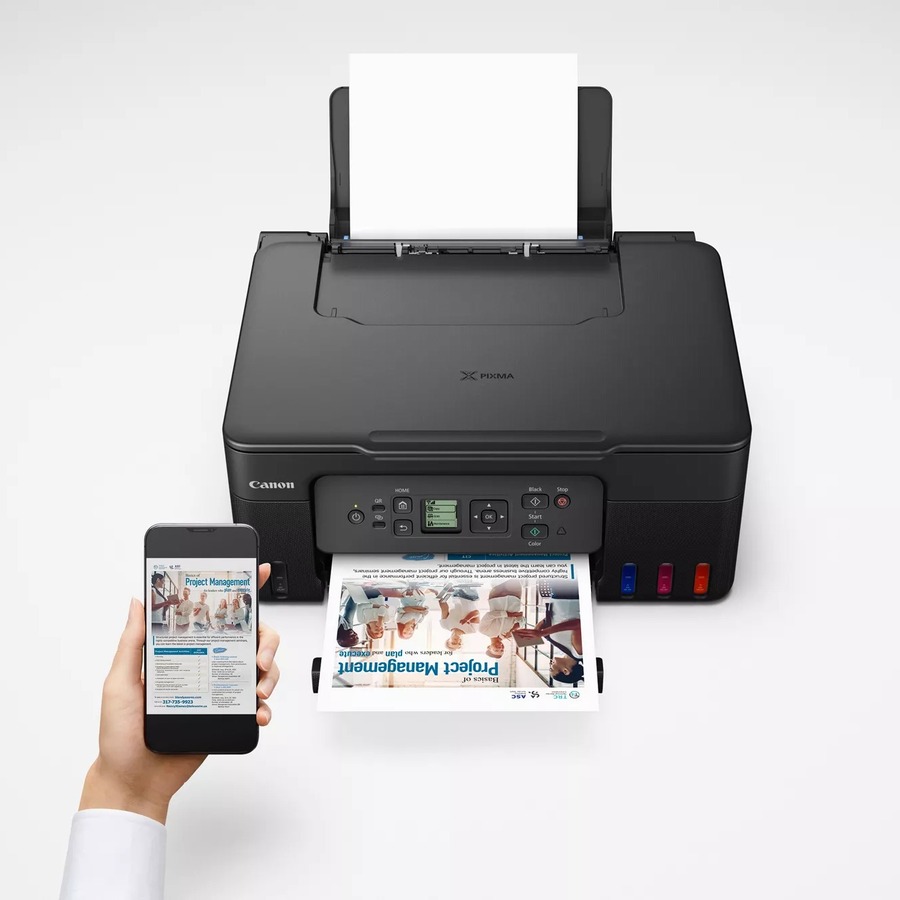 Canon PIXMA G3270 Wireless MegaTank Inkjet Multifunction Printer - Color - Black