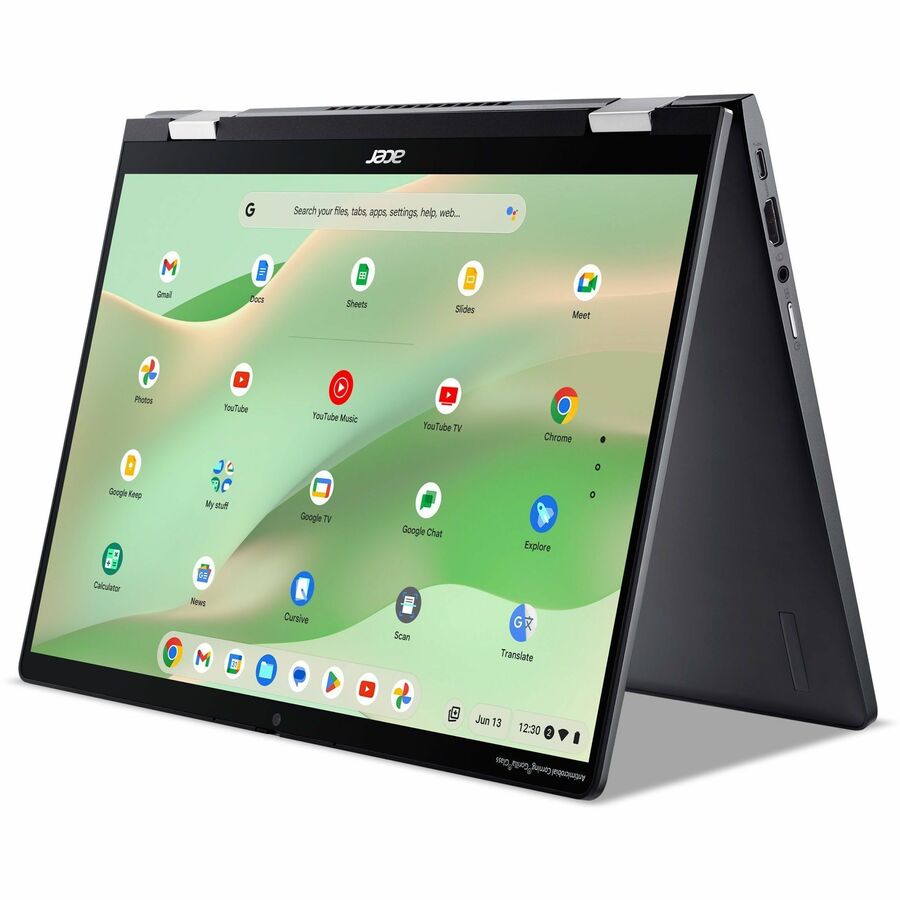 Acer Chromebook Spin 714 CP714-2W CP714-2W-56B2 14" Touchscreen Convertible 2 in 1 Chromebook - WUXGA - Intel Core i5 13th Gen i5-1335U - 8 GB - 256 GB SSD - English (US) Keyboard - Steel Gray