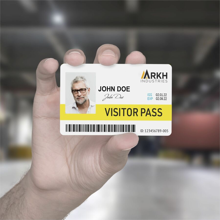 Avery ID Card - 80 - Rectangular Shape - Double Sided - Durable, Hand Writable, Printable, Water Proof, Chemical Resistant, Abrasion Resistant, Tear Resistant, UV Resistant - Industrial, Conference, Business, Card - PET - White