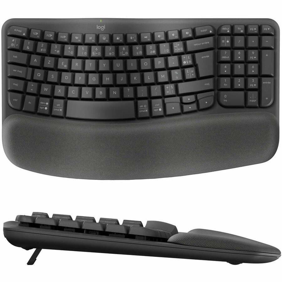 Clavier et souris Wave Keys MK670 - QWERTY - Fran&ccedil;ais - 1 chaque Logitech