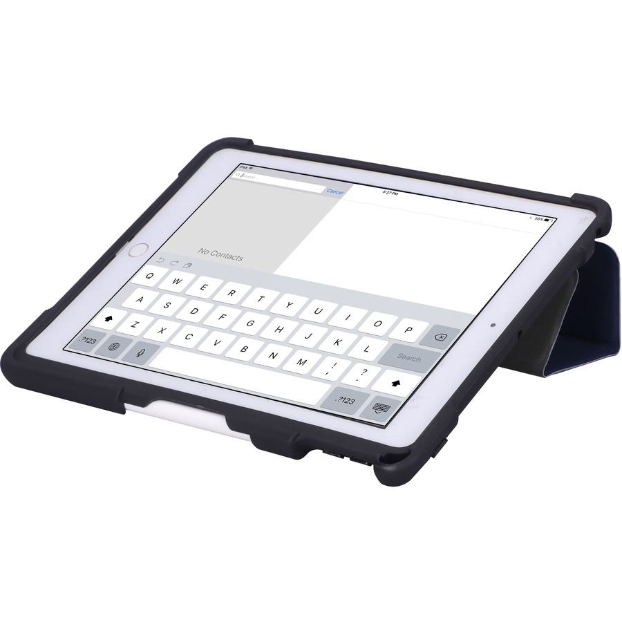 NutKase BumpKase Carrying Case (Folio) for 10.2" Apple, Logitech iPad (7th Generation) Tablet - Navy