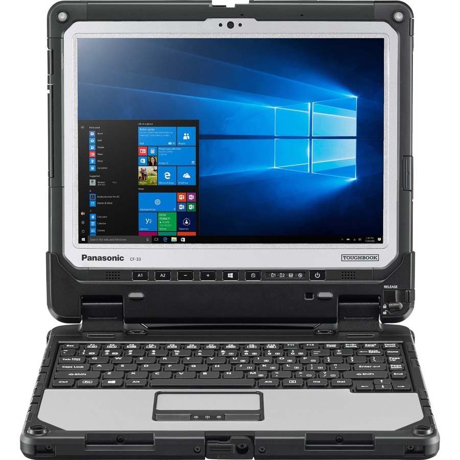 Panasonic TOUGHBOOK CF-33 Rugged Tablet - 12" QHD - vPro Technology - 16 GB - 512 GB SSD - Windows 11 Pro - 4G
