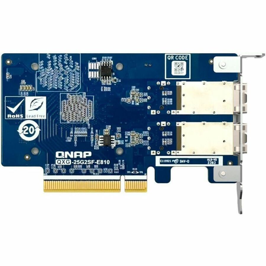 QNAP QXG-25G2SF-E810 25Gigabit Ethernet Card