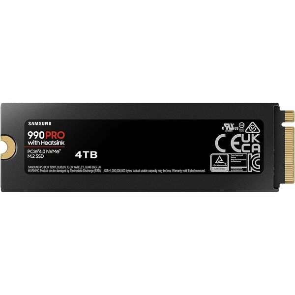 SAMSUNG 990 Pro  4TB with Heatsink M.2 NVMe PCIe 4.0  SSD