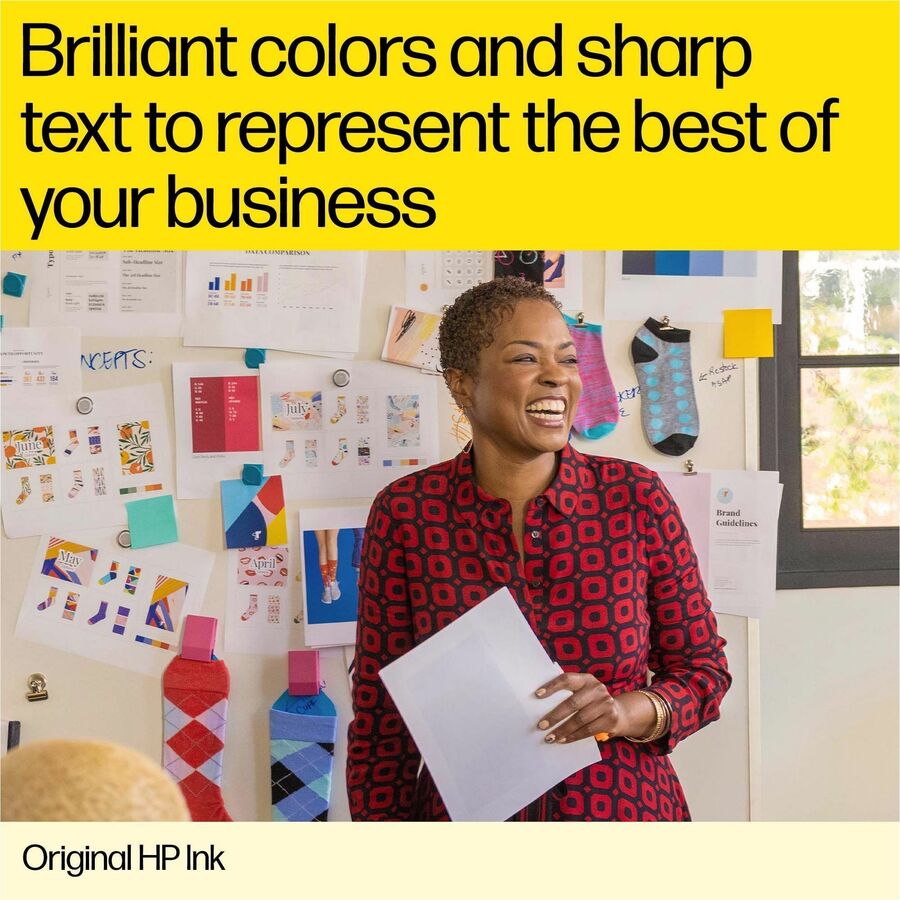 HP 923 Original Inkjet Ink Cartridge - Yellow - 1 Each