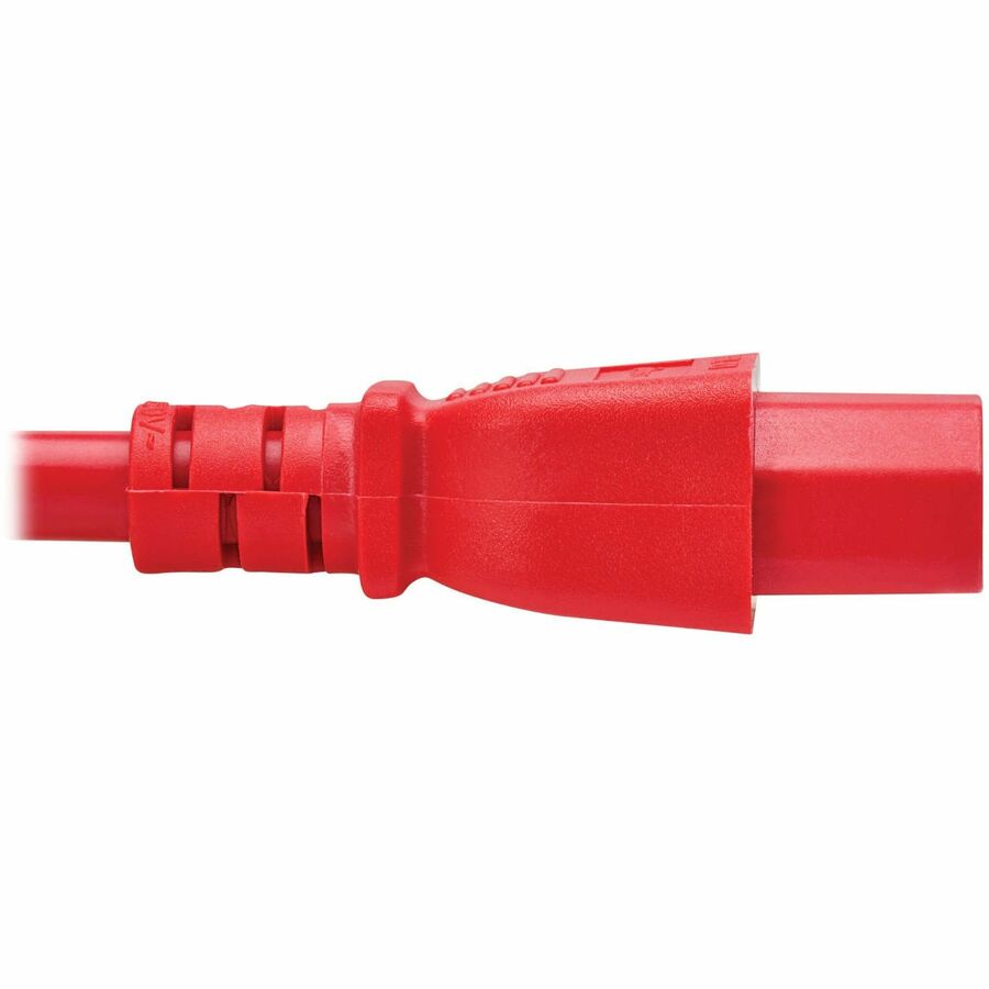 Tripp Lite by Eaton series Power Cord C14 to C15 - Heavy-Duty, 15A, 250V, 14 AWG, 10 ft. (3.1 m), Red